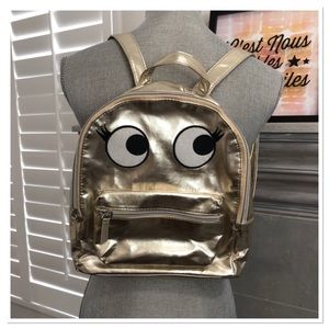 Pretty Eyes Gold backpack